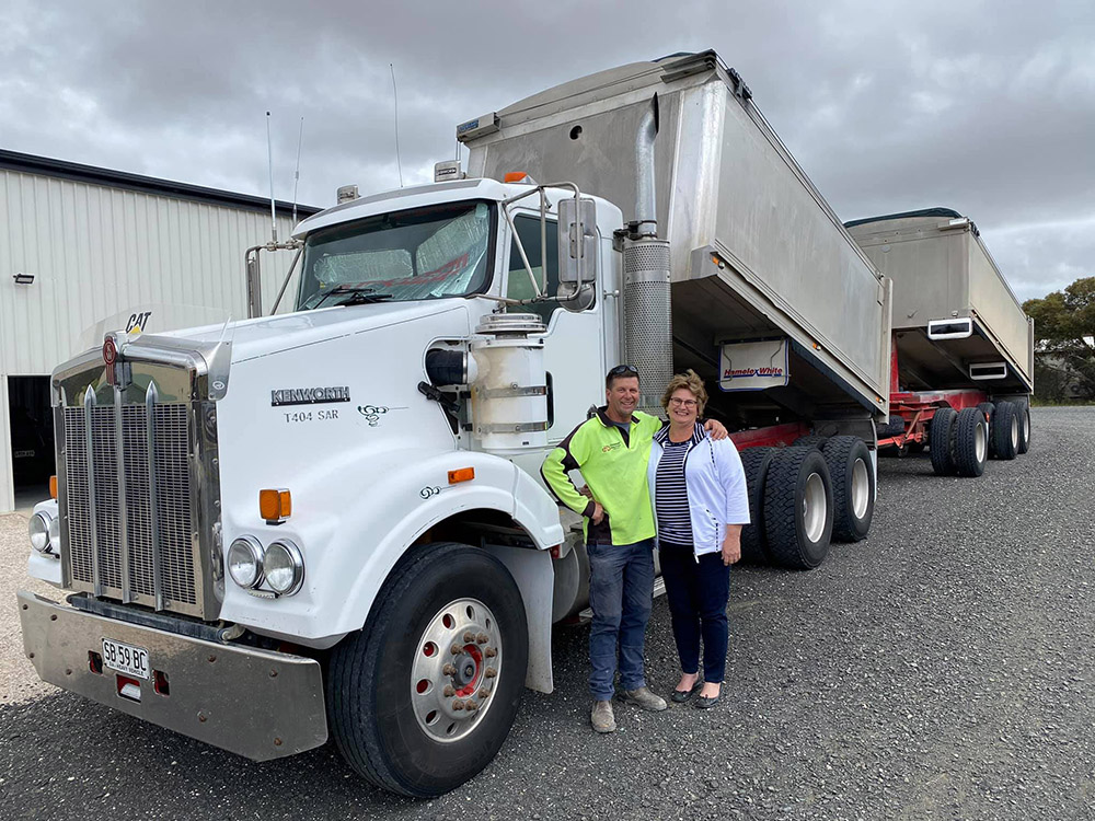 Creaser Haulage and Bobcat deliver rubble and sand for your next project.